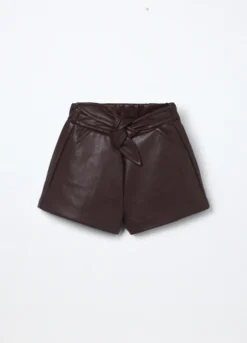 Shorts in eco pelle neonata