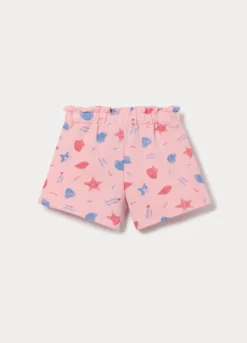 Shorts in french terry di puro cotone bimba