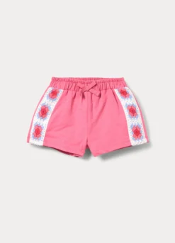 Shorts in french terry di puro cotone bimba