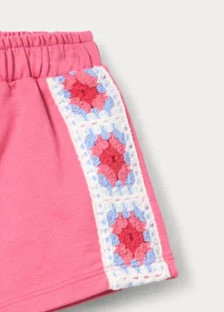 Shorts in french terry di puro cotone bimba