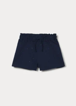 Shorts in french terry di puro cotone bambina