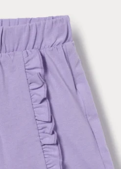 Shorts in jersey di cotone stretch bimba