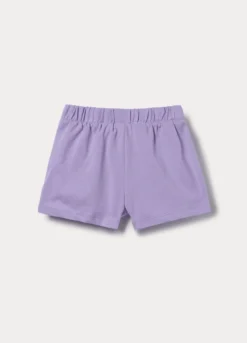 Shorts in jersey di cotone stretch bimba