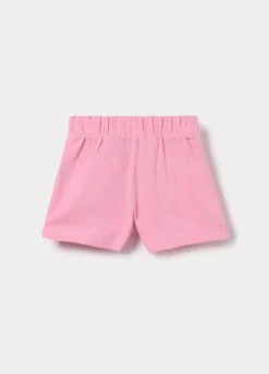 Shorts in jersey di cotone stretch bimba