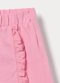 Shorts in jersey di cotone stretch bimba