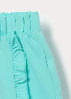 Shorts in jersey di cotone stretch bimba