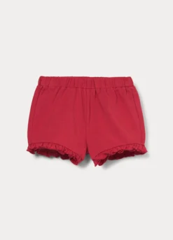 Shorts in jersey di cotone stretch bimba