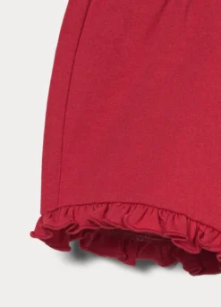 Shorts in jersey di cotone stretch bimba