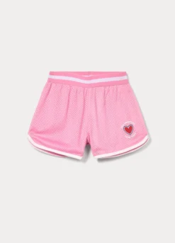 Shorts in mesh bambina