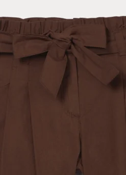 Shorts in popeline di puro cotone bambina