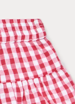 Shorts in puro cotone seersucker bimba