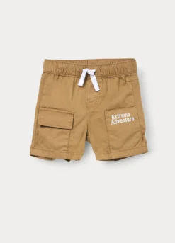 Shorts in twill di puro cotone