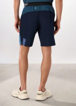 Short sportivi in tessuto stretch uomo