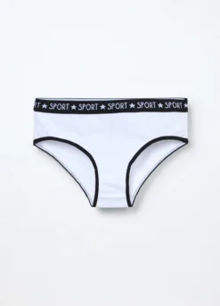 Slip in jersey di cotone stretch ragazza