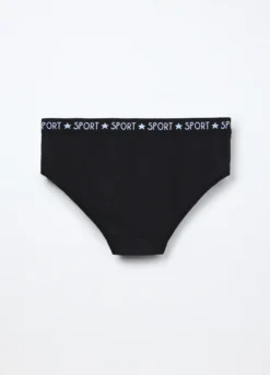 Slip in jersey di cotone stretch ragazza