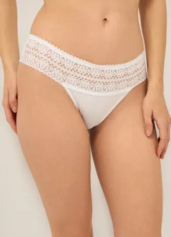 Slip con passamaneria in pizzo donna