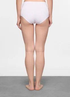 Slip in jersey di cotone stretch a vita alta donna
