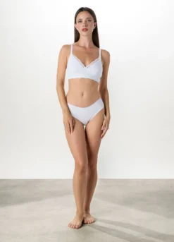 Slip in jersey di cotone stretch donna
