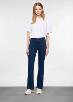 5 Tasche fit Flare in denim stretch donna