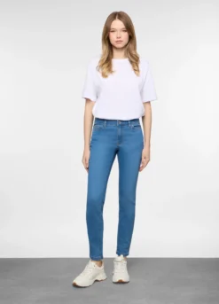 5 Tasche fit Skinny in denim stretch donna