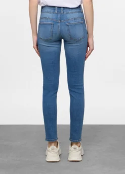 5 Tasche fit Skinny Push Up in denim stretch donna