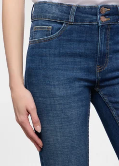 5 Tasche fit Skinny Push Up in denim stretch donna