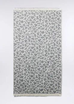 Telo mare in twill di puro cotone donna