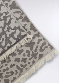 Telo mare in twill di puro cotone donna