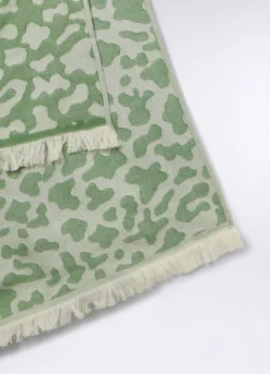Telo mare in twill di puro cotone donna