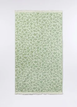 Telo mare in twill di puro cotone donna