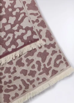 Telo mare in twill di puro cotone donna