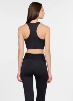Top fitted in interlock stretch donna