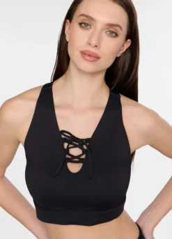 Top fitted in interlock stretch donna