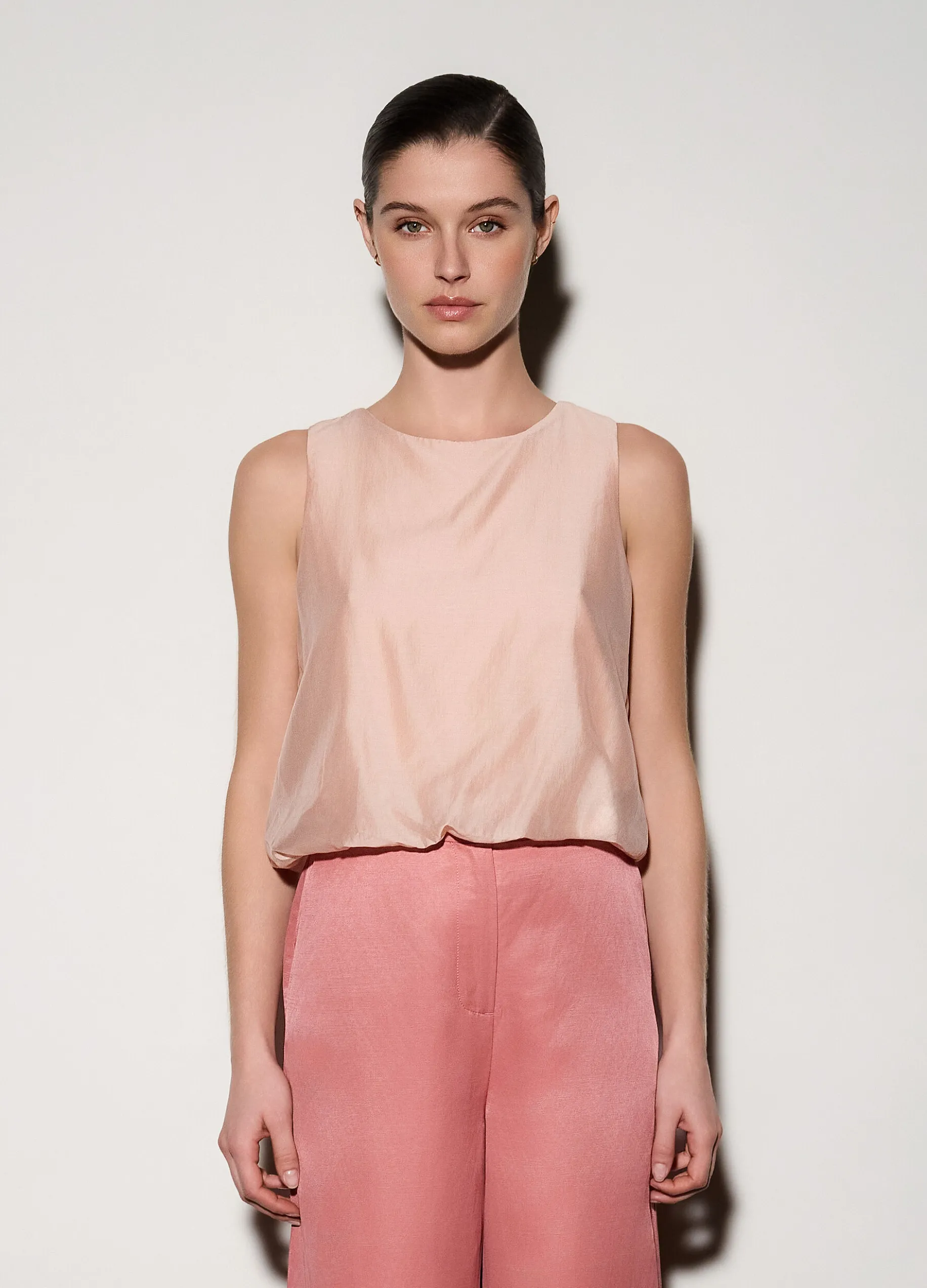 Top girocollo in jersey stretch donna