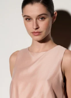 Top girocollo in jersey stretch donna