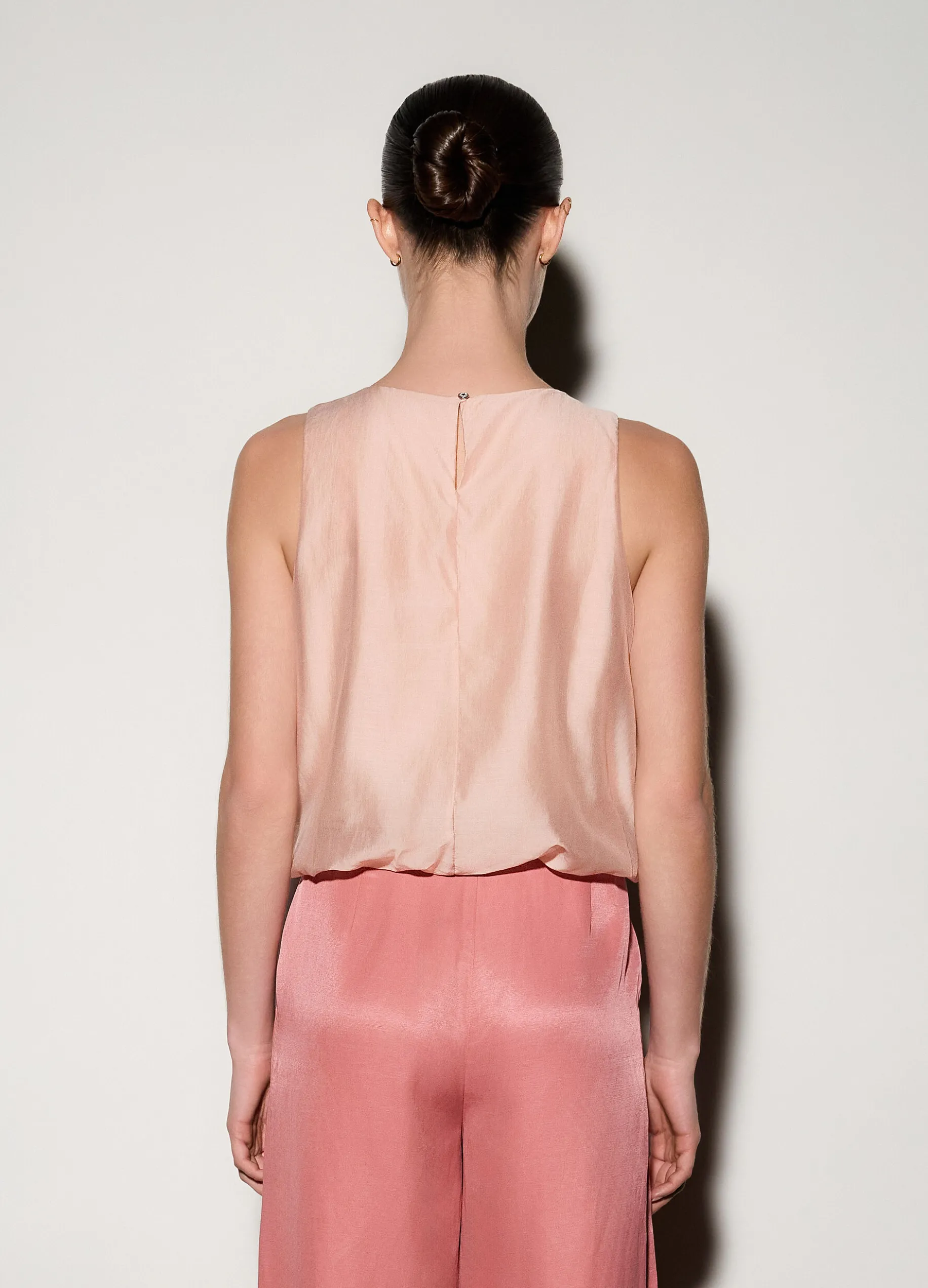 Top girocollo in jersey stretch donna