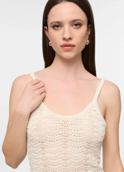 Top in maglia misto viscosa donna