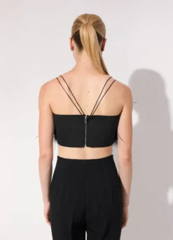Top in piume donna