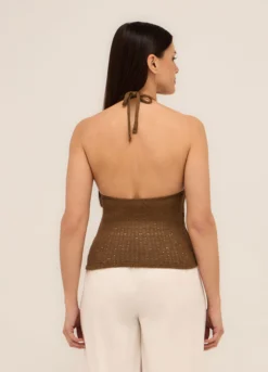 Top misto viscosa donna