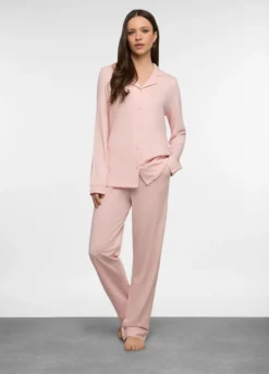 Top pigiama in cotone misto modal donna