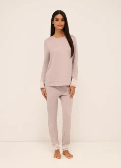 Top pigiama in misto cotone donna