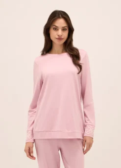 Top pigiama in misto cotone donna