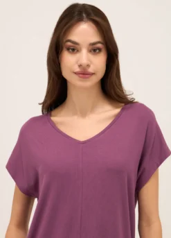 Top pigiama in modal stretch donna