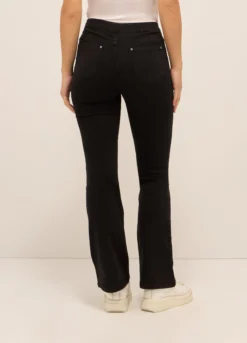 Treggings fit flare in denim stretch donna