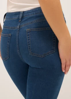 Treggings fit skinny in denim stretch donna