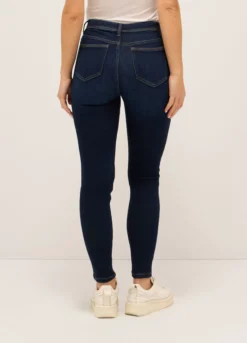 Treggings fit skinny in denim stretch di misto cotone donna