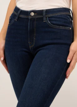 Treggings fit skinny in denim stretch di misto cotone donna