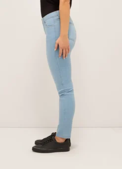 Treggings fit skinny in denim stretch donna