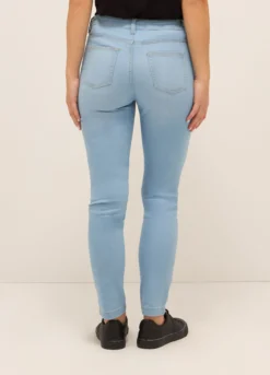 Treggings fit skinny in denim stretch donna