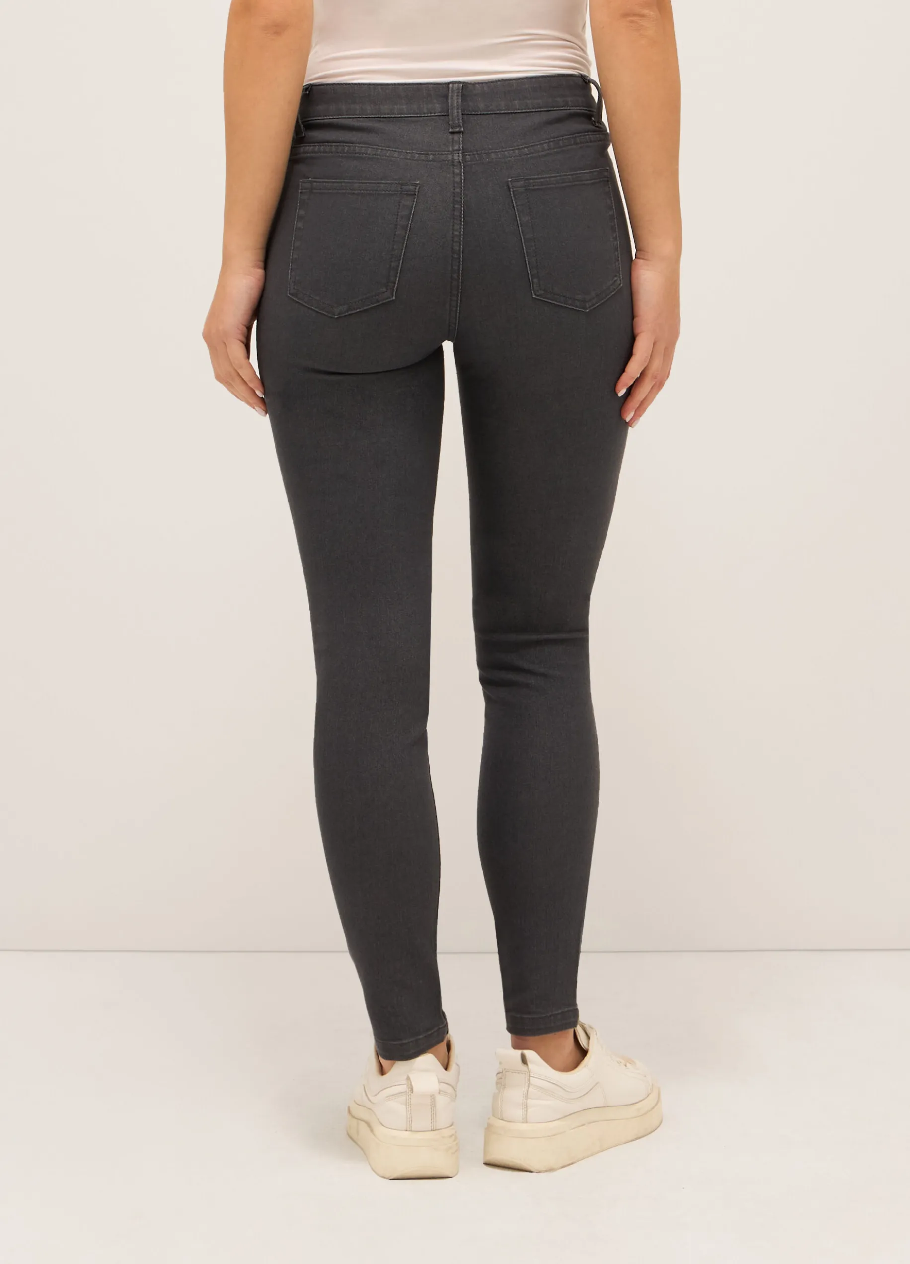 Treggings fit skinny in denim stretch donna